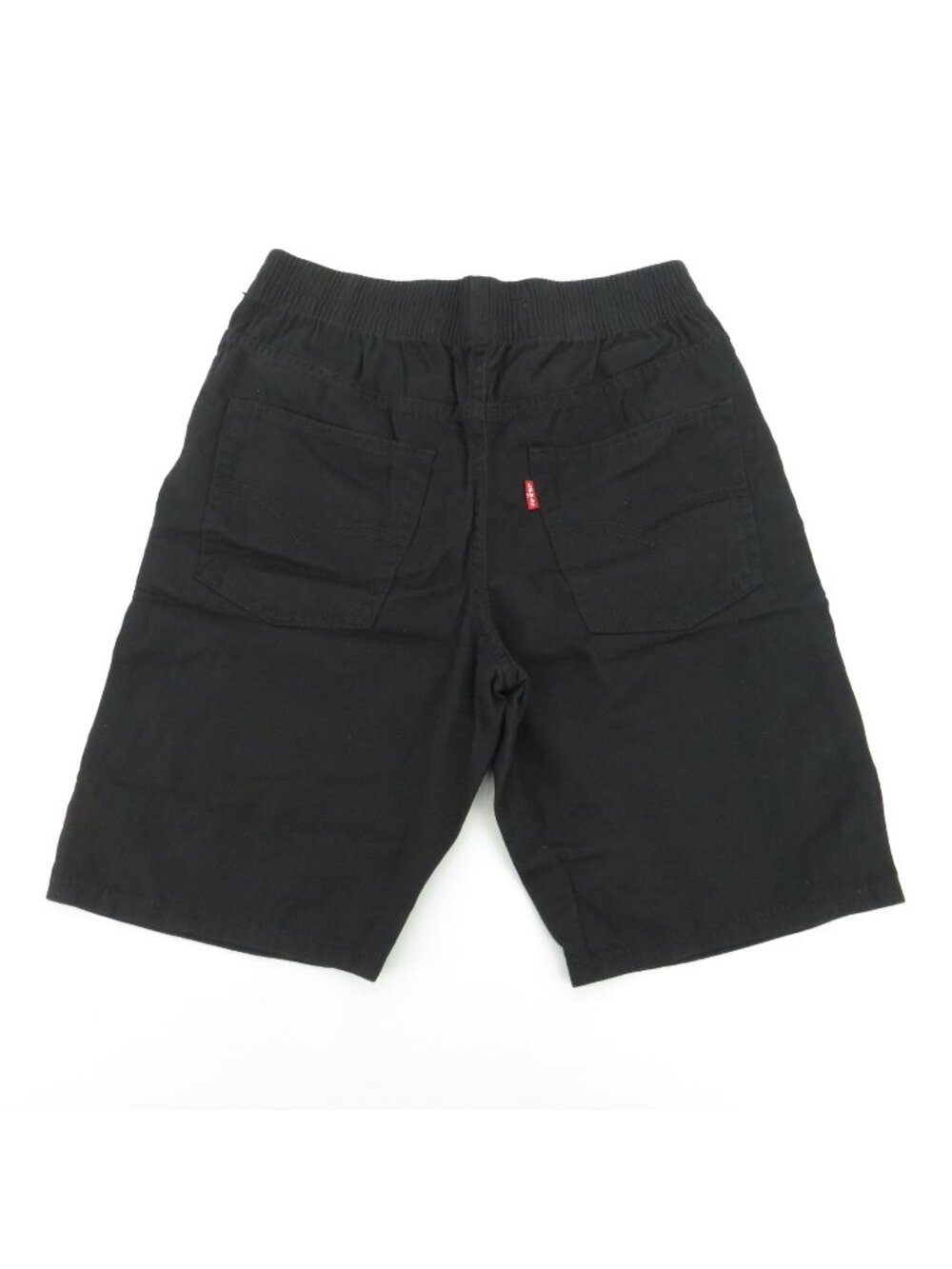 Levi's Boys Black Pull On Elastic Waist Shorts Medium NWT $42